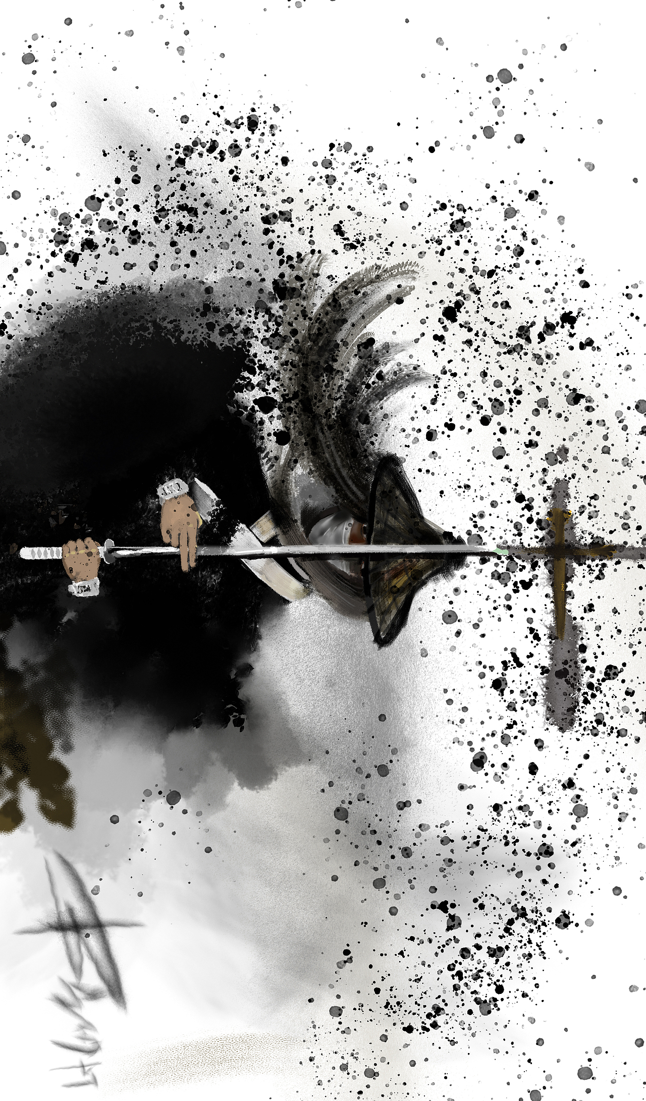 侠客|插画|创作习作|bk97_原创作品-站酷zcool