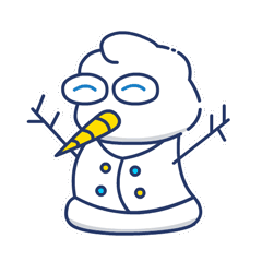 我的第一套表情包【雪人胡萝卜】