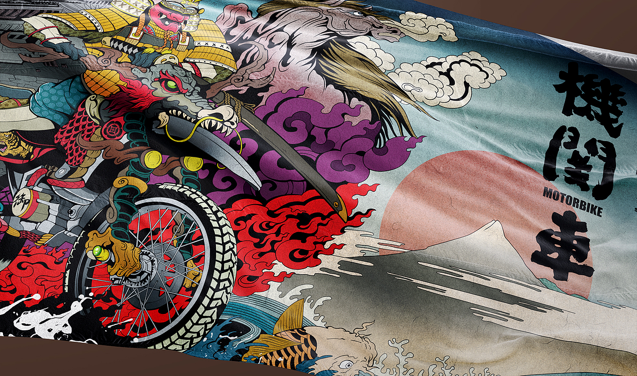 武士战车（图ZOTA0MzUxNTI=） - 商业插画 - 站酷设计师洋葱拉面原创素材 - 站酷ZCOOL