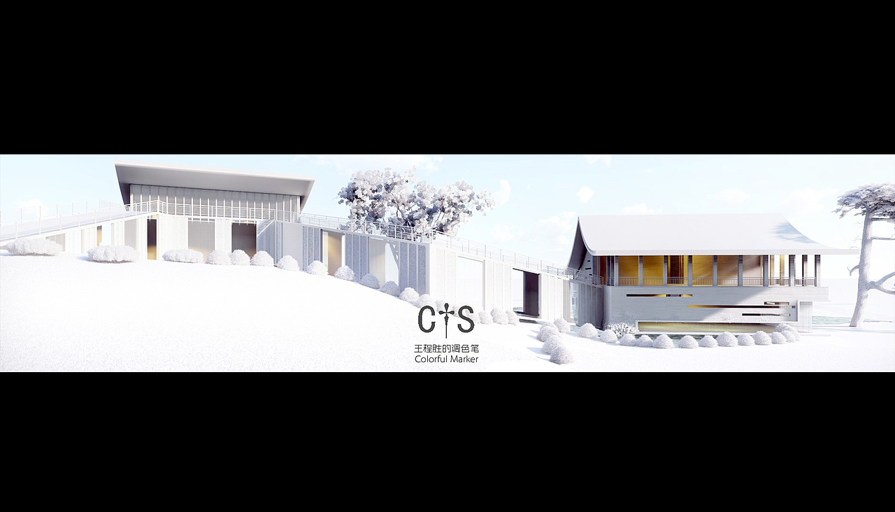 游客中心设计（图ZMTY0ODQ4MTI0） - 建筑设计 - 站酷设计师王大大的调色笔原创素材 - 站酷ZCOOL