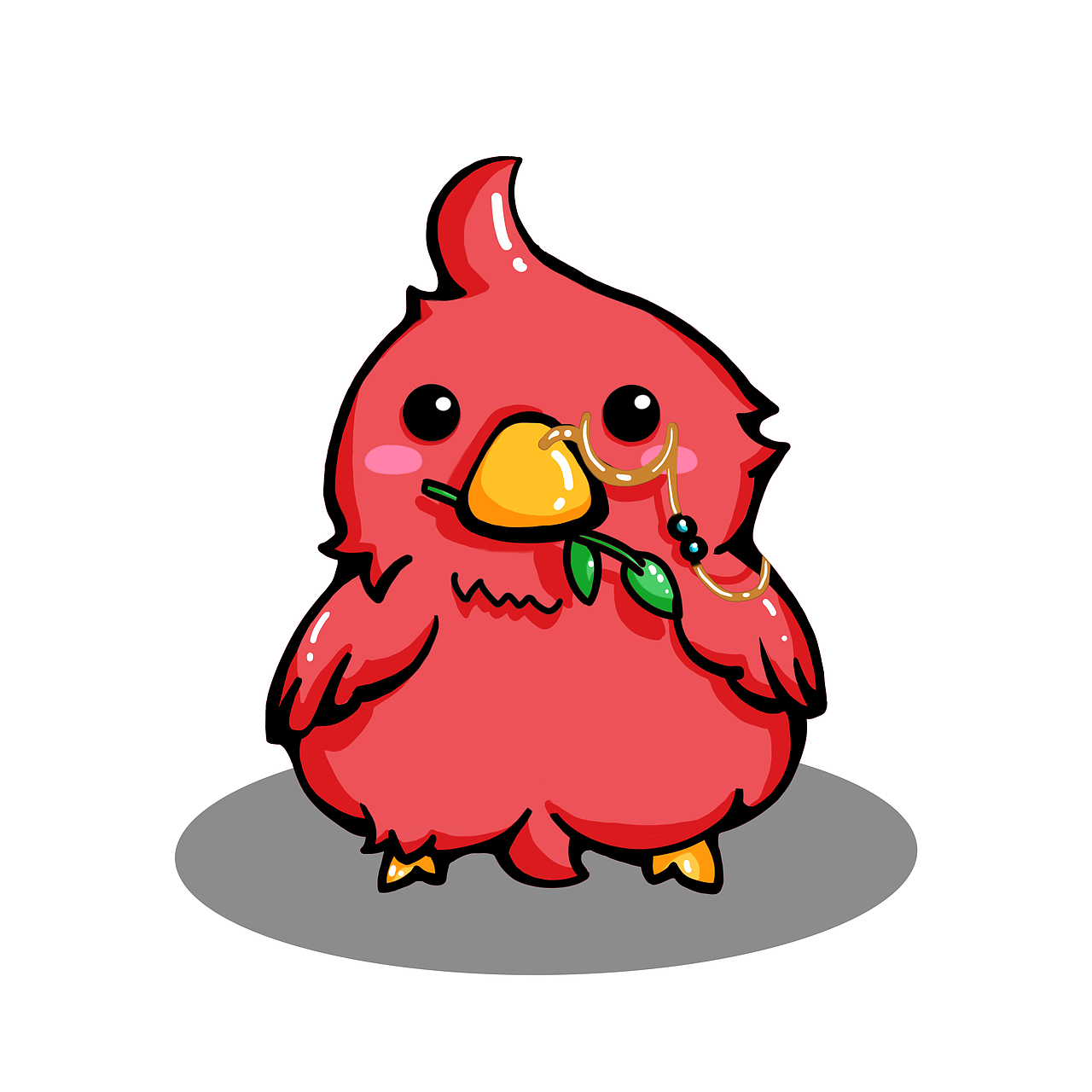 利物鸟卡通形象