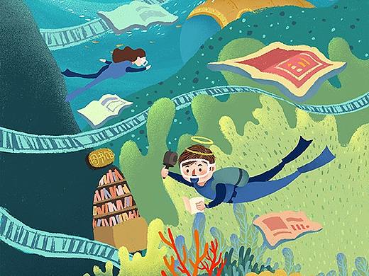 书（个人主页-ZMzA5NjgwODA=） - 商业插画 - 站酷设计师画画的周一一原创素材 - 站酷ZCOOL