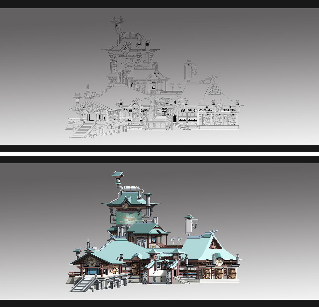 单体建筑（图ZMTk0NTAzNzQ4） - 场景 - 站酷设计师阳光甚好丫原创素材 - 站酷ZCOOL