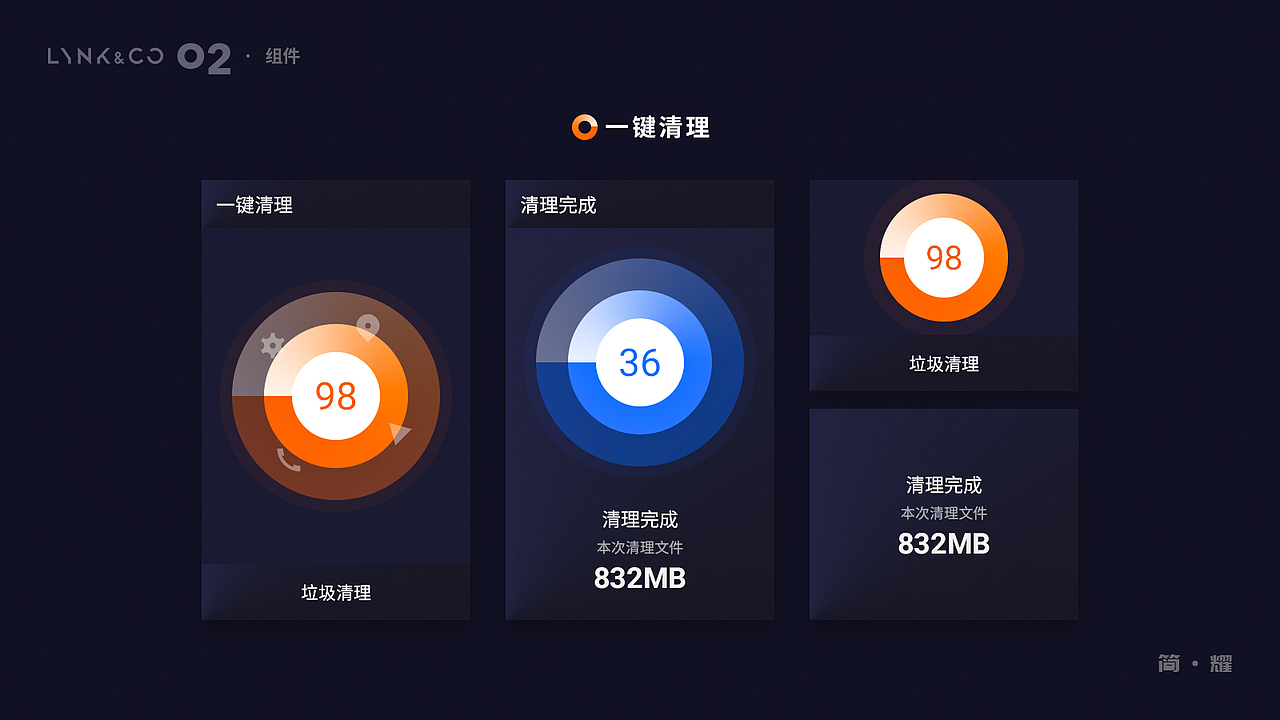 领克02车机主题设计--简耀