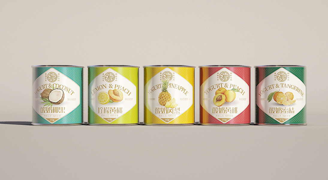 "砀园"水果罐头 | 包装设计
