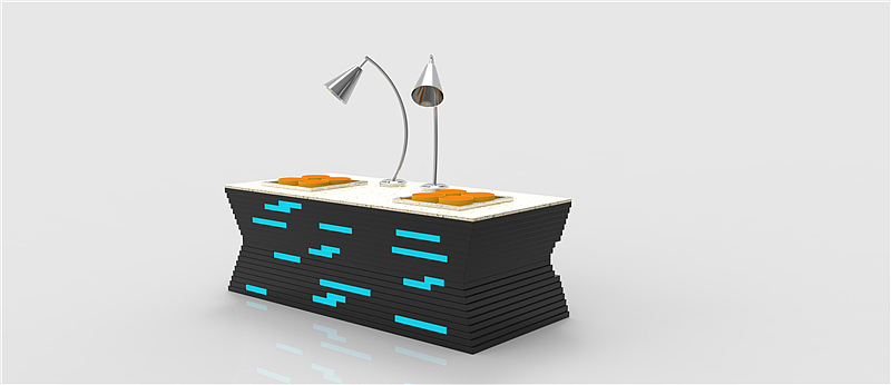 酒店宴会折叠布菲台定制 折叠布菲台图片