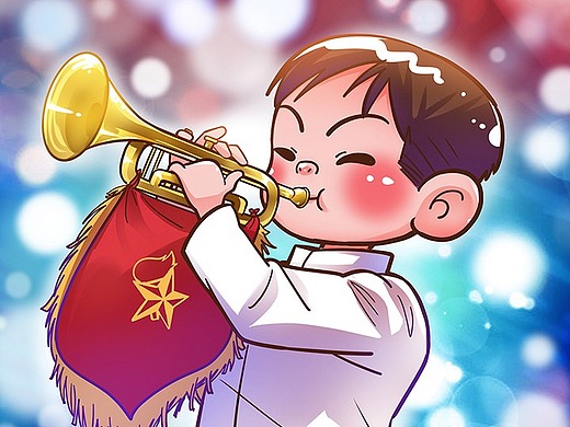 冬奥开幕式小号手!挺起胸膛可真神气!