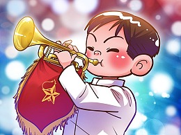 冬奥开幕式小号手!挺起胸膛可真神气!
