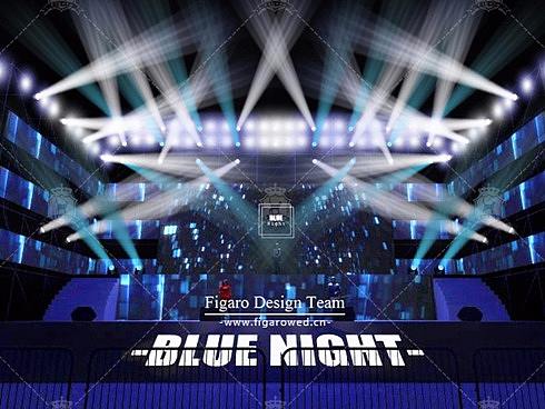 商业活动舞台(动画演示):No:1710-1 Bule Night'