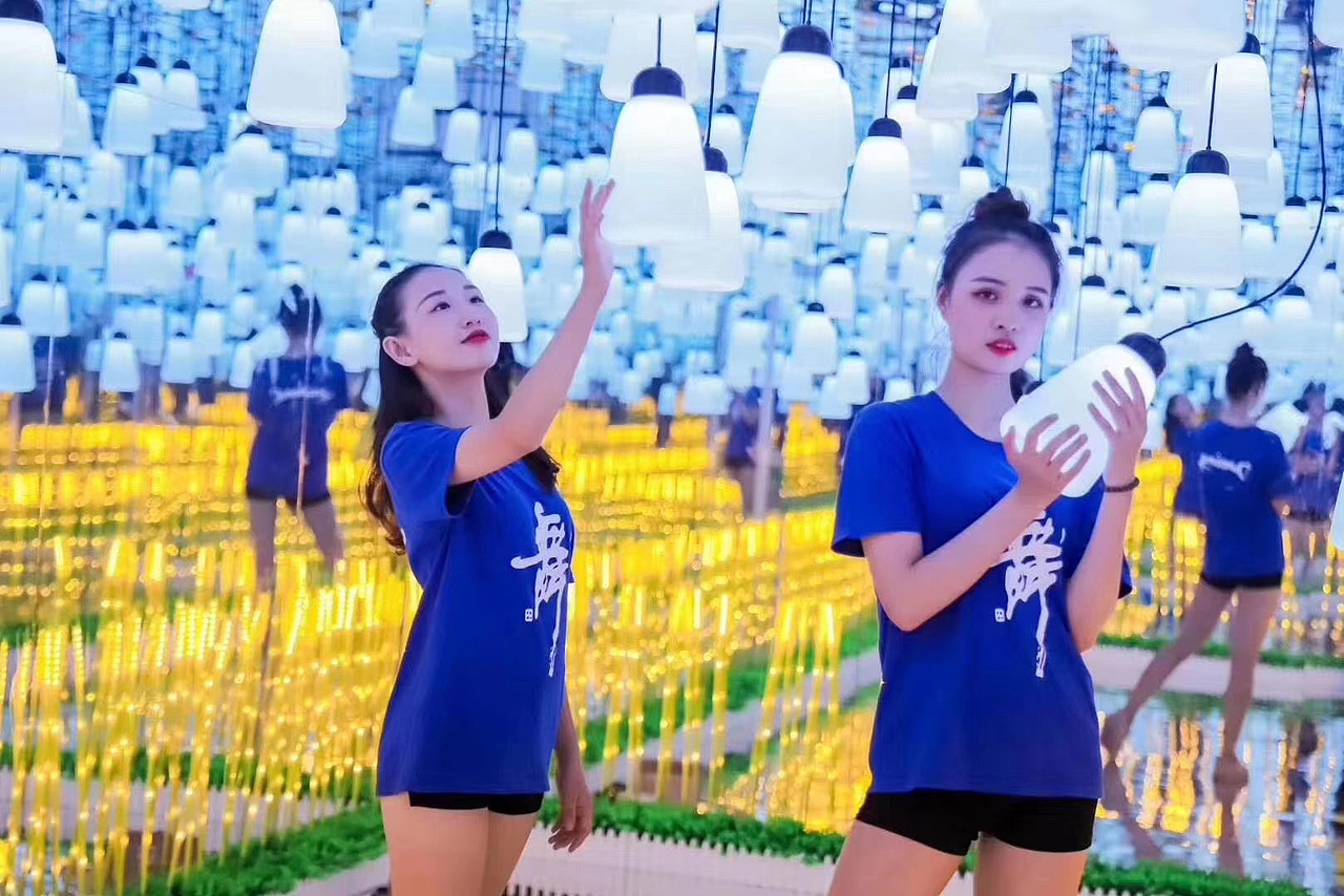 夜游发光产品 镜花宫 呼吸森林 光影艺术展