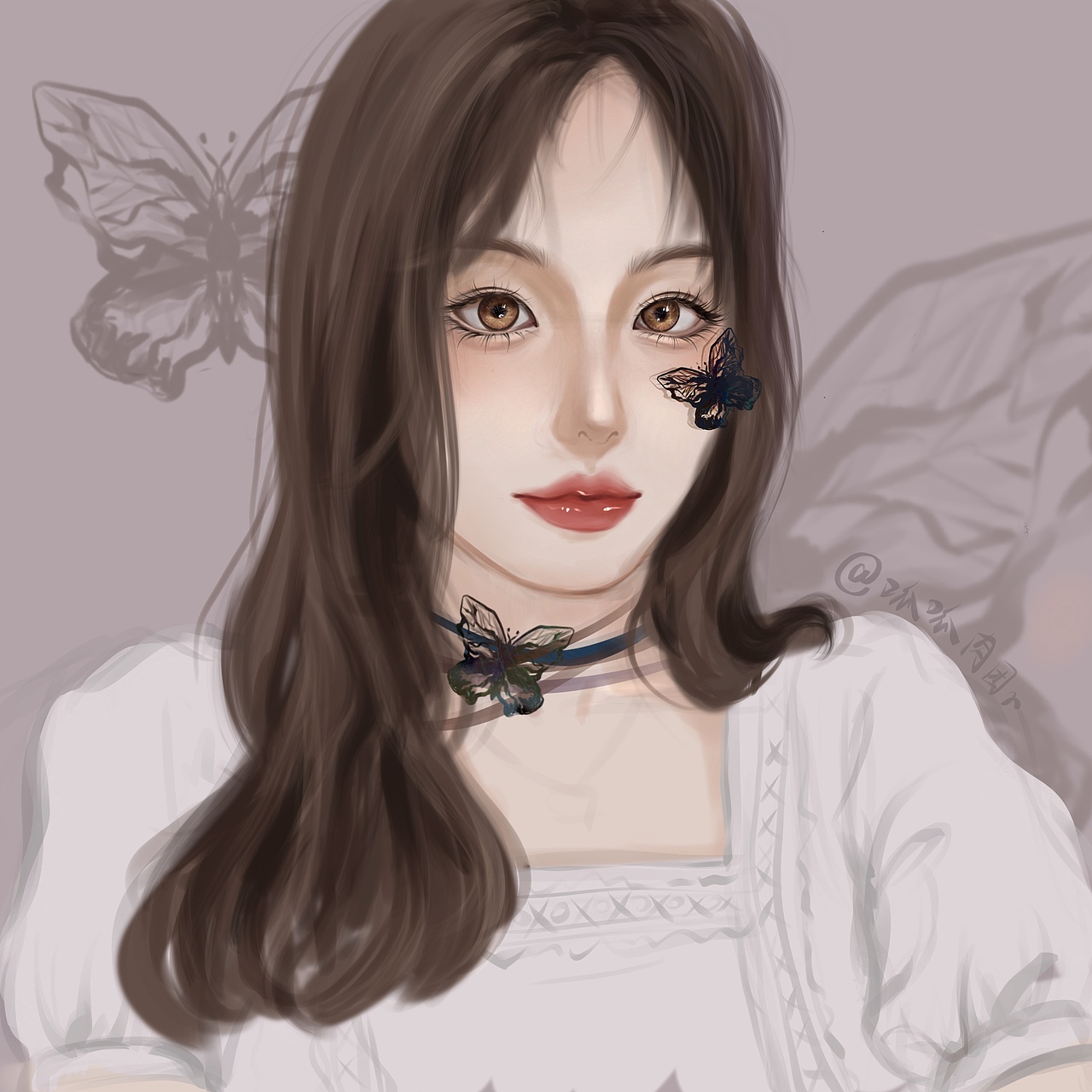 手绘头像/半厚涂