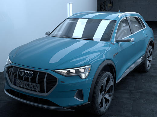 AUDI ETRON 渲染测试（个人主页-ZNDAxMzI0Njg=） - 机械/交通 - 站酷设计师GOLDIDEA原创素材 - 站酷ZCOOL