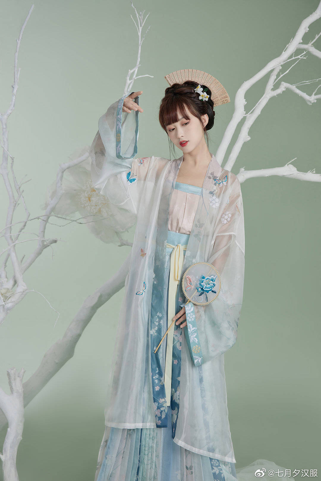 汉服设计|绿悦 蓝卉 淘宝造物节走秀款