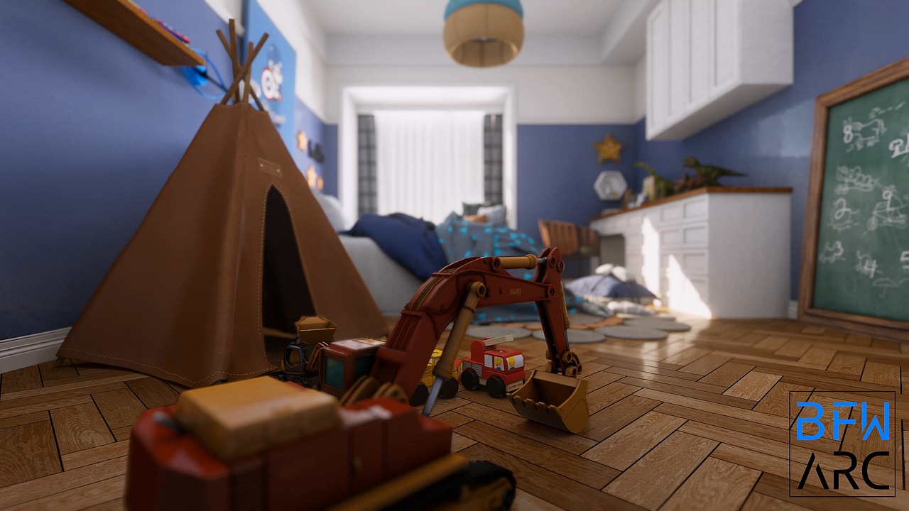 ArchViz Interior ChildrenRoom