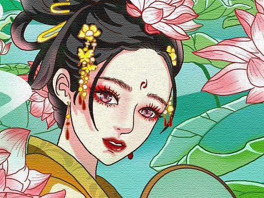 荷（个人主页-ZNTgxMzE4NDQ=） - 创作习作 - 站酷设计师小菘崧原创素材 - 站酷ZCOOL