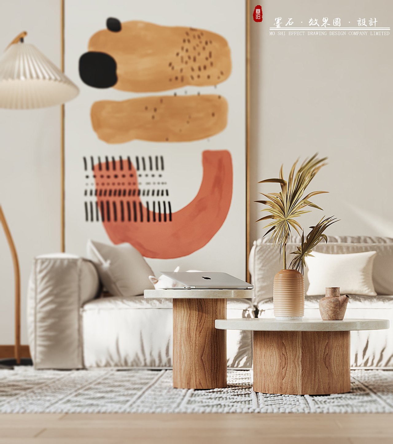 现代 原木色 日式 客餐厅 卧室（图ZMjU3MTM3MzI4） - 家装设计 - 站酷设计师墨石15655179986原创素材 - 站酷ZCOOL