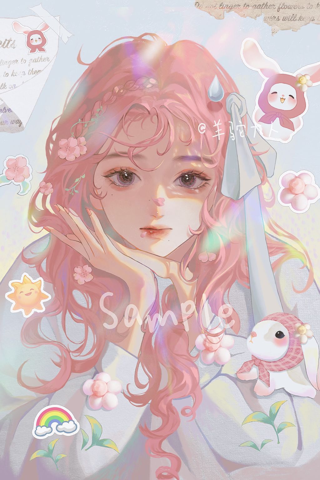 元气少女樱🌸（图ZMzIxNzMwMzU2） - 创作习作 - 站酷设计师羊驼大人原创素材 - 站酷ZCOOL