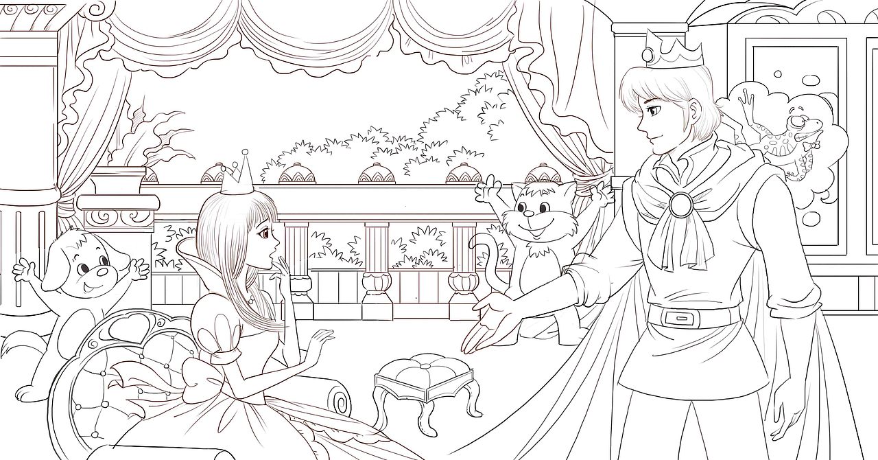 工作时画的一些儿插线稿