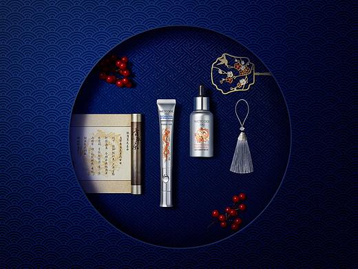丹姿清平乐套盒创意场景拍摄