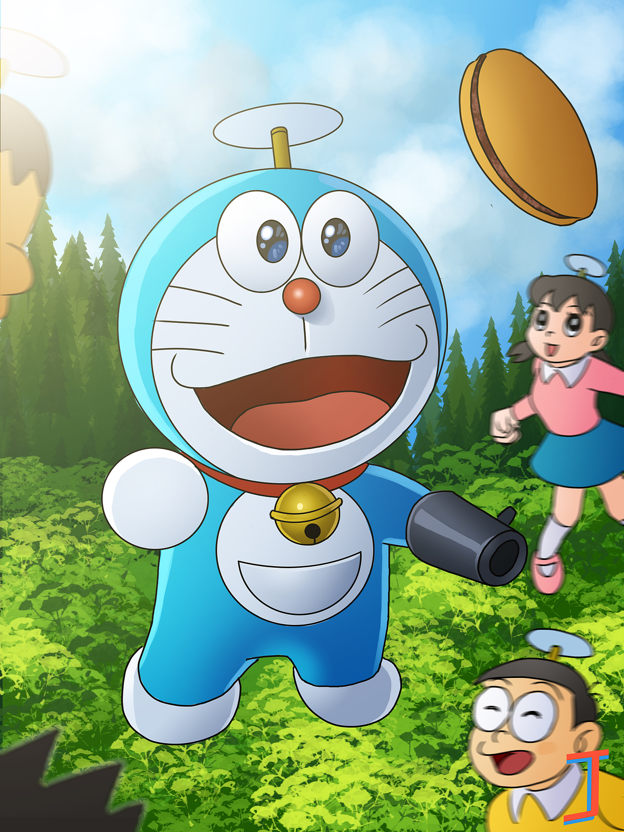 哆啦a梦|插画|绘本|禹堔 - 原创作品 - 站酷 (zcool)