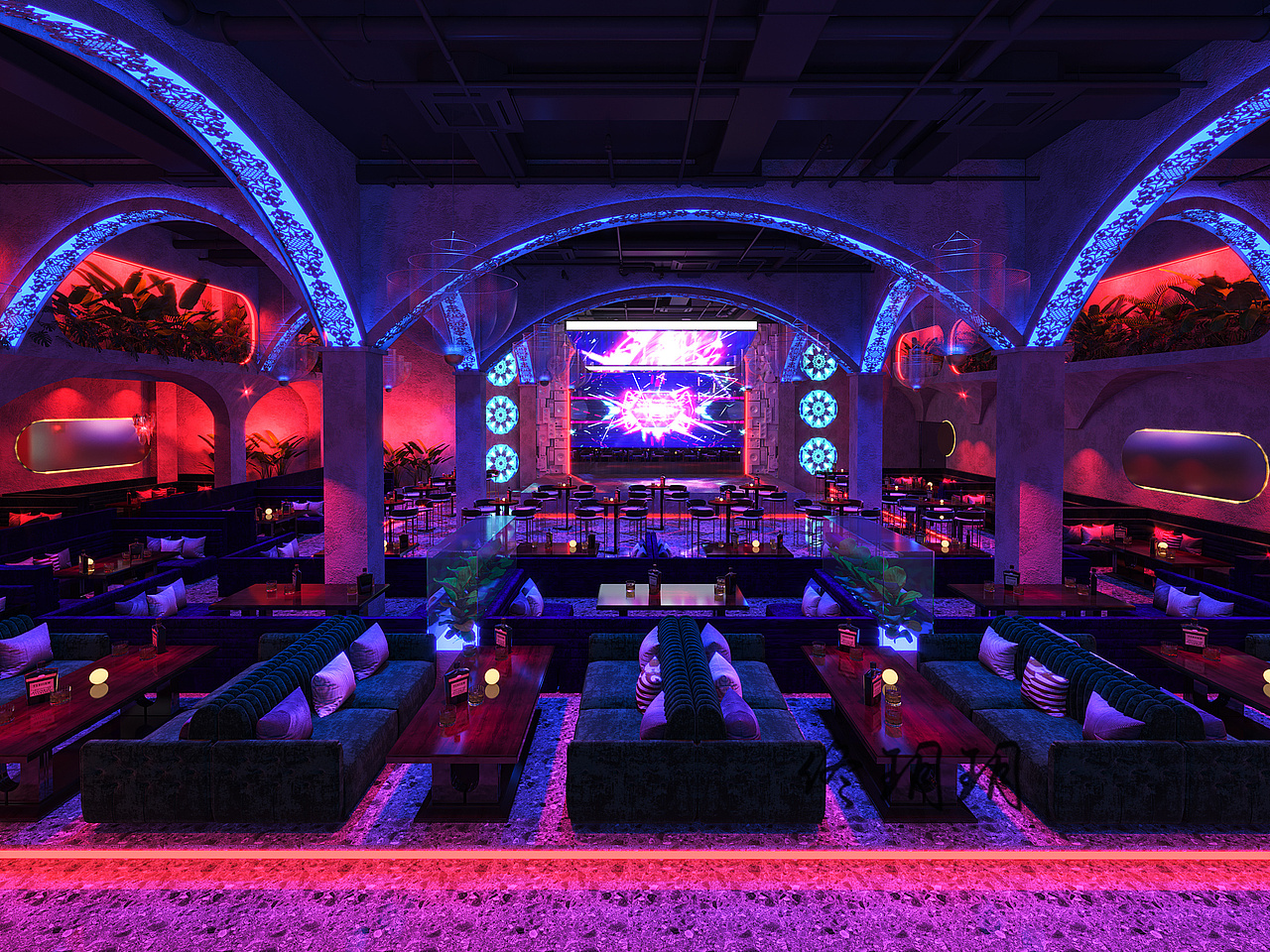 城市中的乐享花园清吧