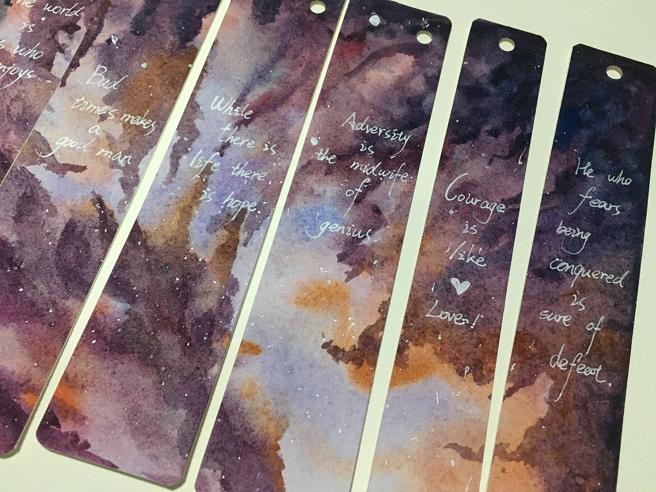 小张：水彩书签创作（图ZOTI3NjQyOTI=） - 绘画 - 站酷设计师張曉晴原创素材 - 站酷ZCOOL