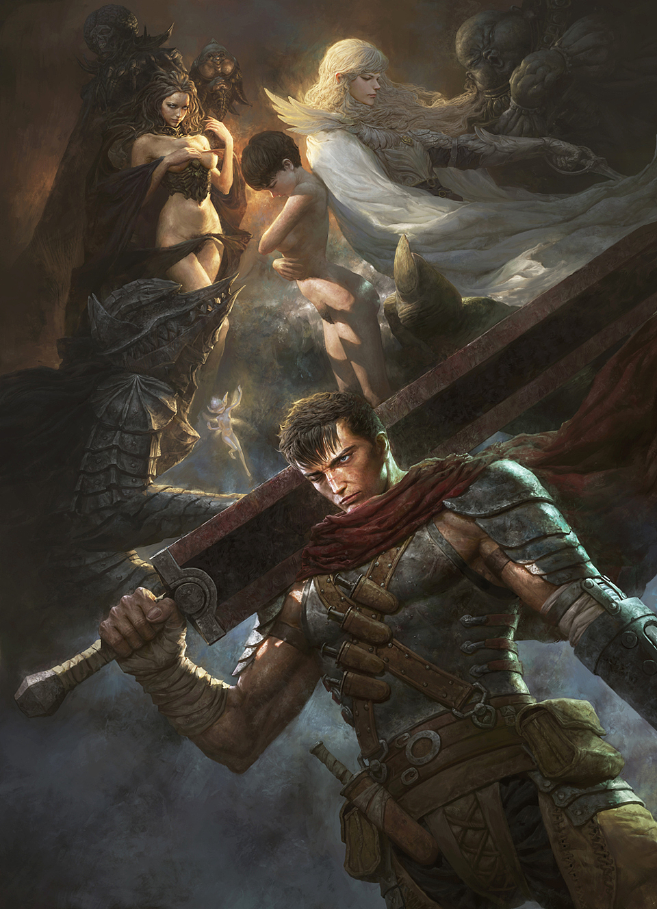 钟风华剑风传奇同人插画|插画|游戏原画|艺数绘cg_原创作品-站酷zcool