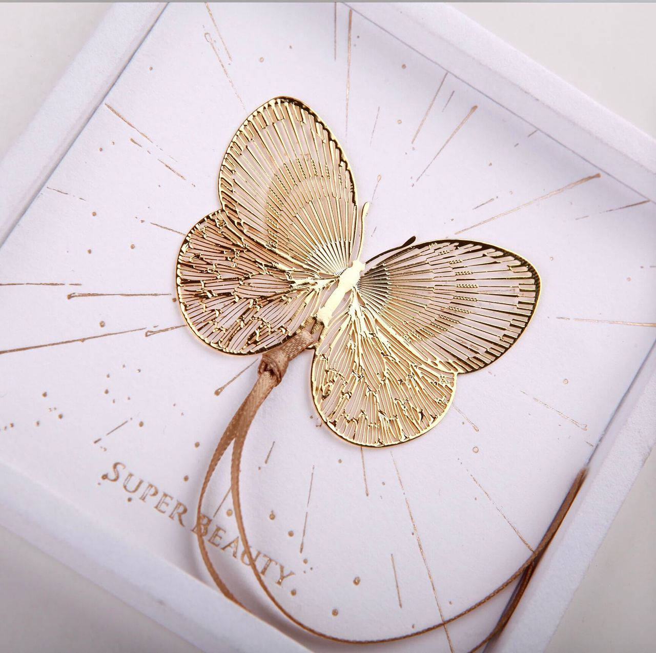 手心里蝴蝶小姐书签礼盒