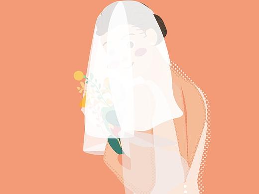 嬌羞的小新娘（個人主頁-ZNDgyNDU0MzY=） - 創(chuàng)作習作 - 站酷設計師橘燏橘原創(chuàng)素材 - 站酷ZCOOL
