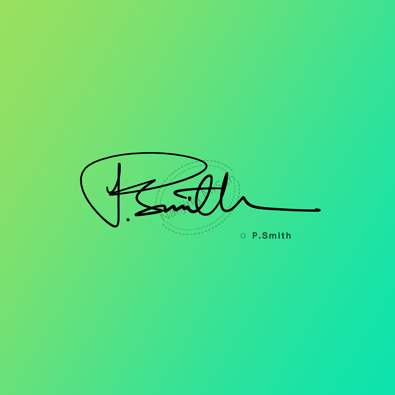 Some new signatures created for Mr. P Smith