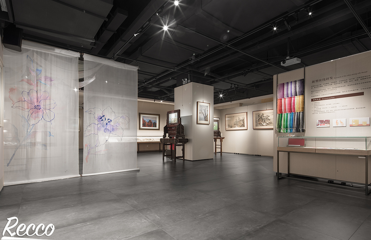 云帆苏绣 门店展厅画廊会所空间环境摄影