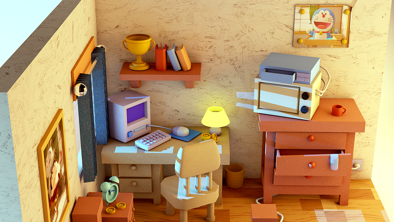 C4D建模练习（图ZMTI3ODY0NTk2） - 场景 - 站酷设计师小奇怪原创素材 - 站酷ZCOOL