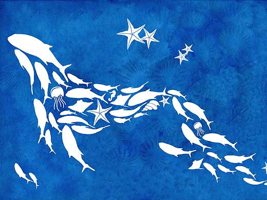 鯨藍(lán)之域（個人主頁-ZMzQ2NDMzMTY=） - 商業(yè)插畫 - 站酷設(shè)計師桃記工作室原創(chuàng)素材 - 站酷ZCOOL