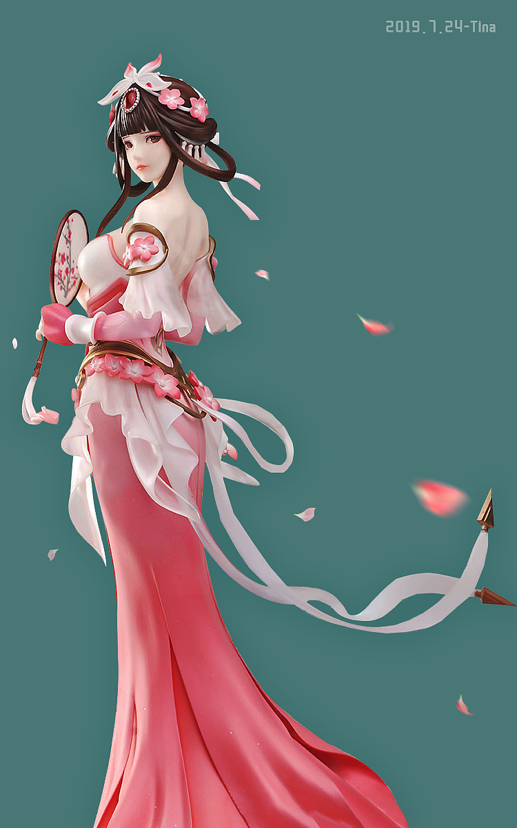 王者荣耀-甄姬|动漫|动画片|我爱霞姐_临摹作品-站酷zcool