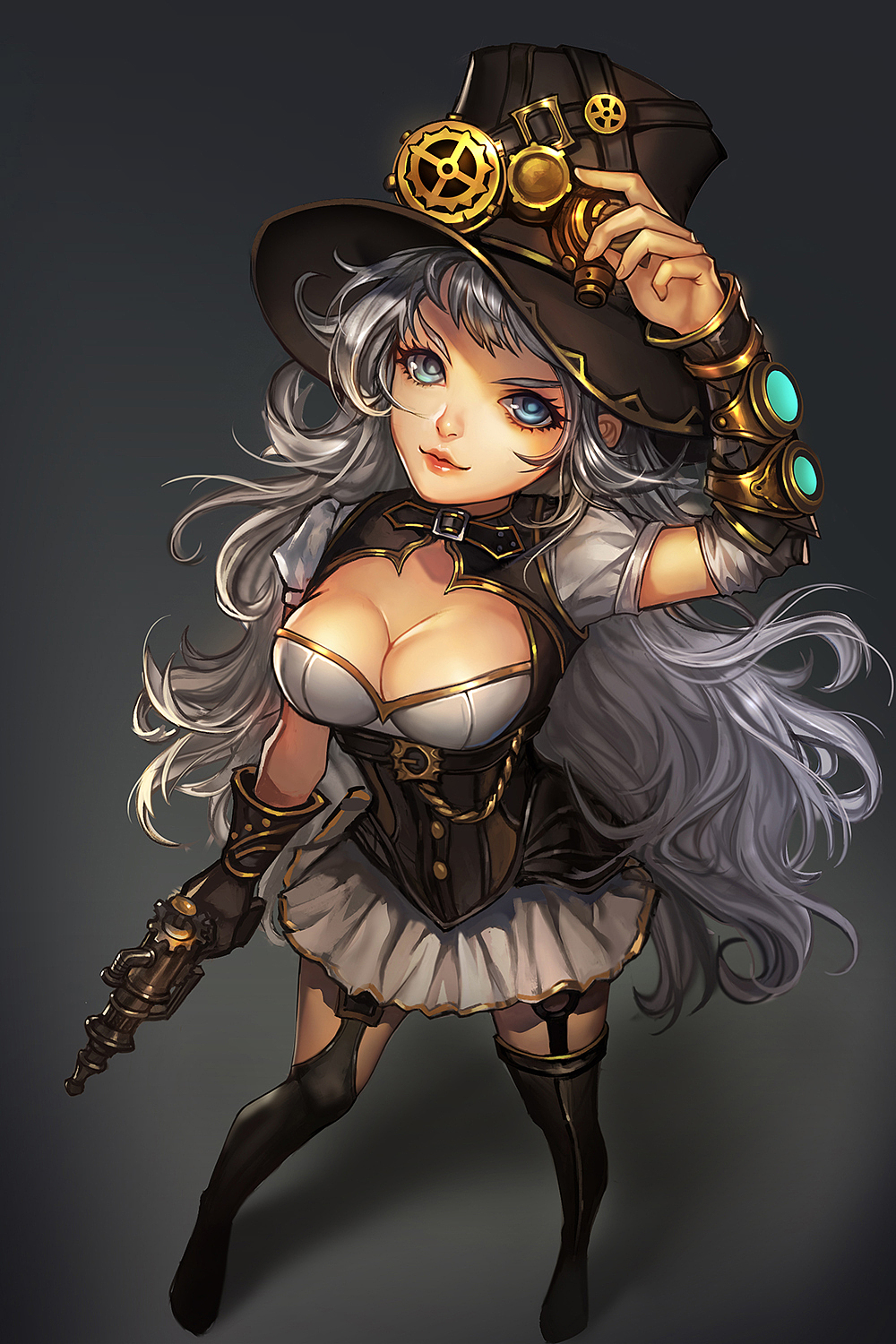 蒸汽朋克女枪手