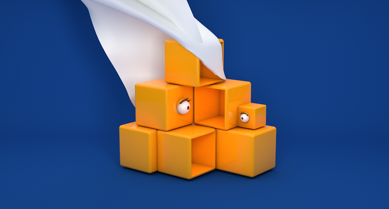 箱包展示柜C4D动画