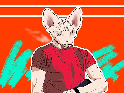 每天来一张（个人主页-ZMzQzNzM3NDg=） - 新锐潮流插画 - 站酷设计师Michaux丶原创素材 - 站酷ZCOOL