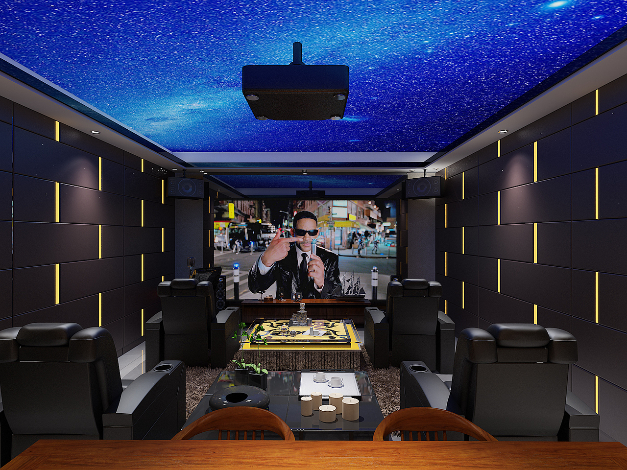 新中式别墅挑空分享