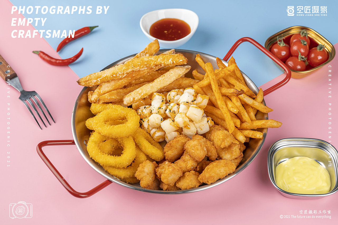 举报16分享原创作品摄影美食摄影炸鸡美食小吃韩式简餐拍摄空匠摄影