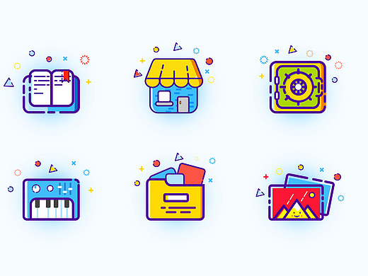 mbe风格图标临摹