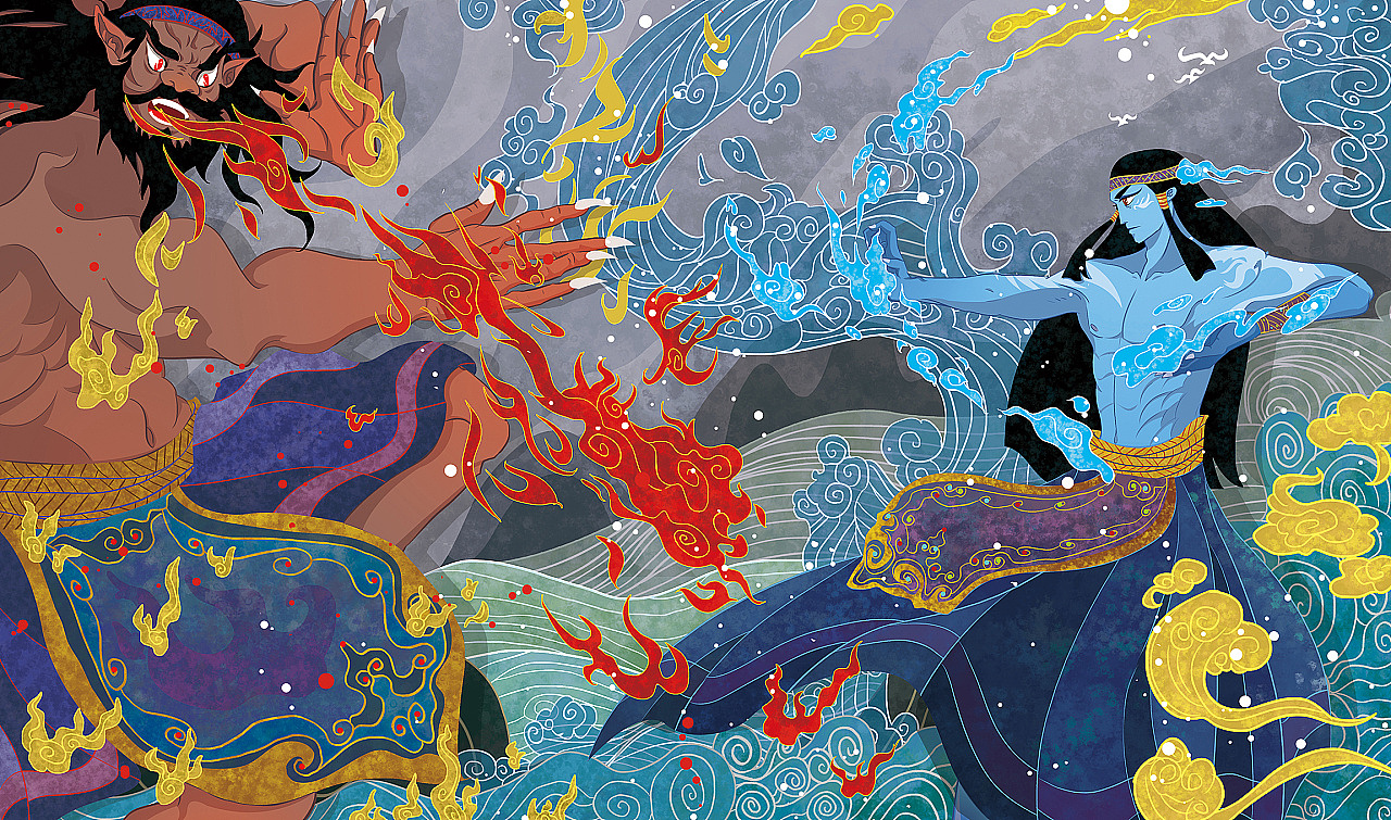 有声读物-中国神话故事宣传海报