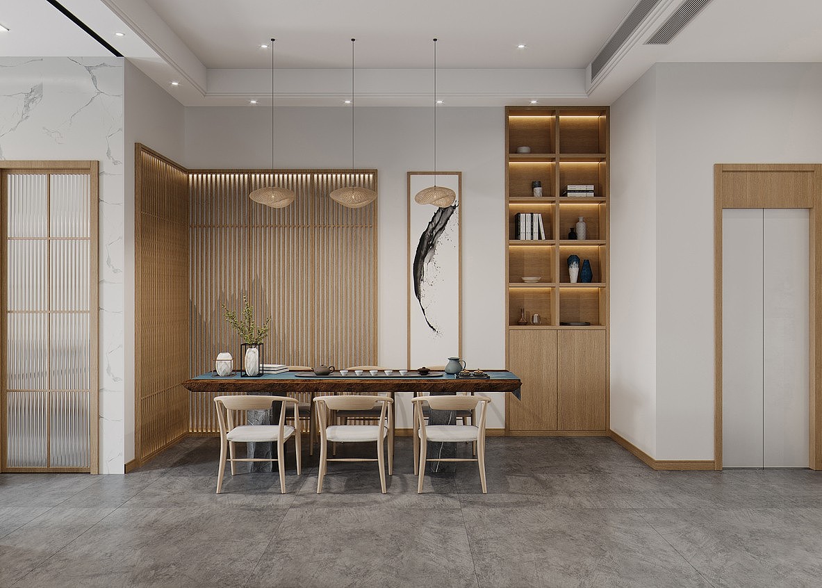 日式客餐厅厨房