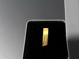 几何线条经典999纯金戒指