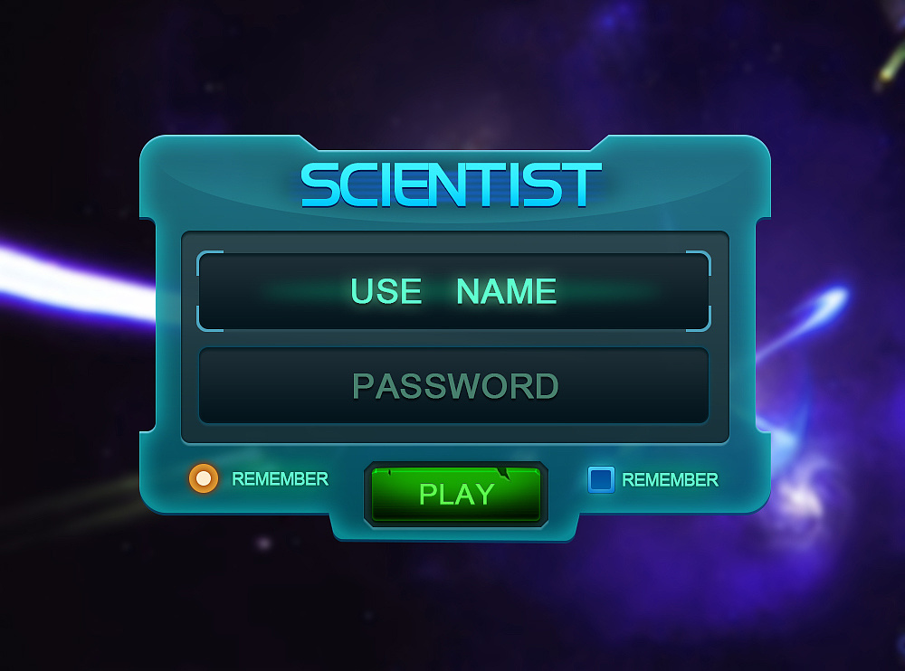 跟着jack做的一个科技感界面练习.