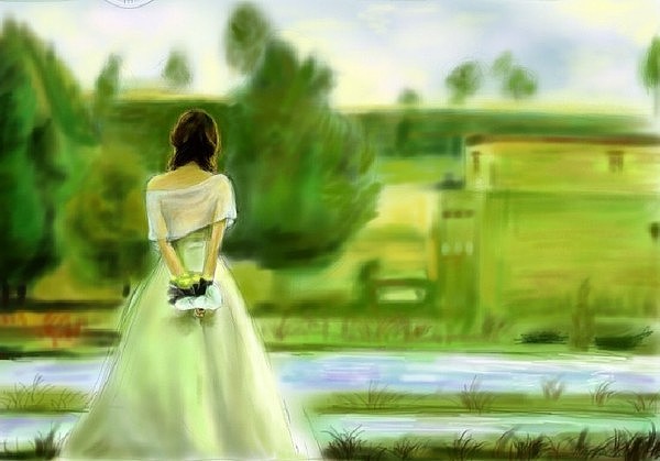 借来同学的数位板,首次接触电脑绘画,算是处女作了