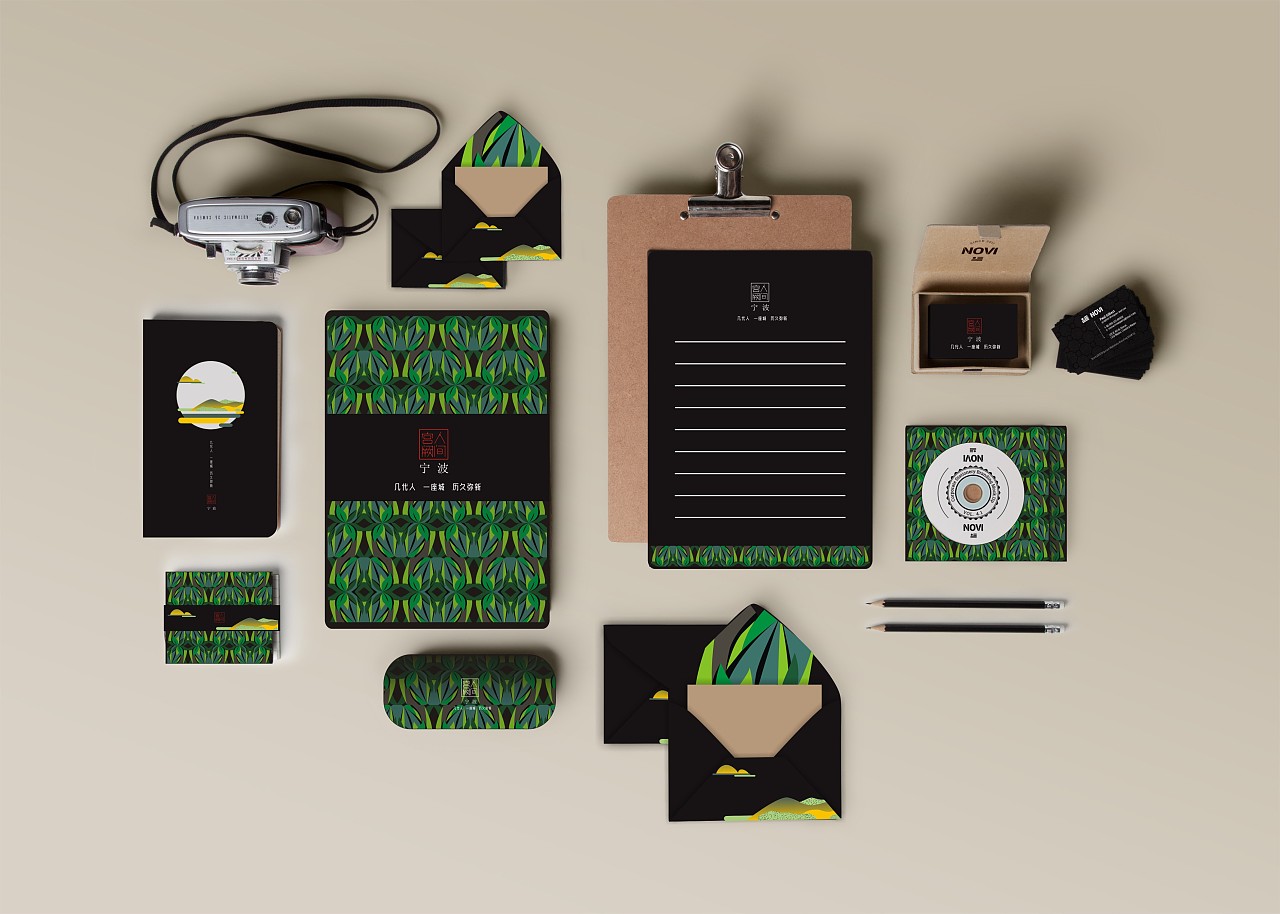 宁波地标建筑文创设计人间宫阙