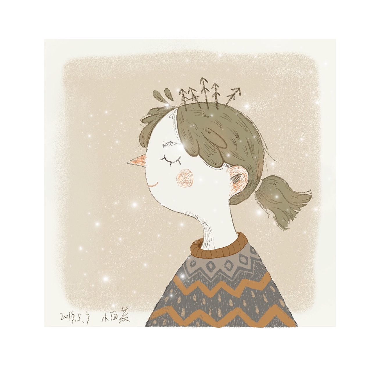 画师Taryn Knight 插画 【临摹】（图ZMTU3NzQ3OTE2） - 儿童插画 - 站酷设计师峡谷旁的小白菜原创素材 - 站酷ZCOOL