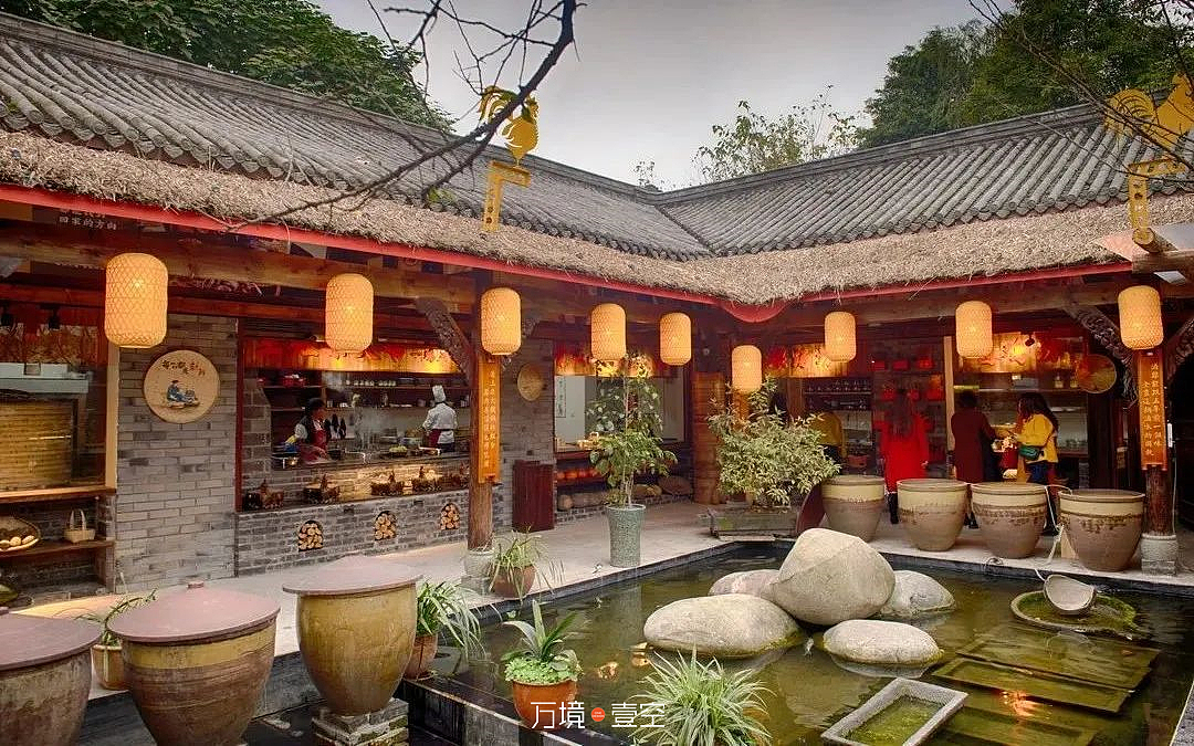 餐饮空间设计空间美学案例合集（图ZMjkwMzg3OTA4） - 酒店餐饮设计 - 站酷设计师万境壹空设计原创素材 - 站酷ZCOOL