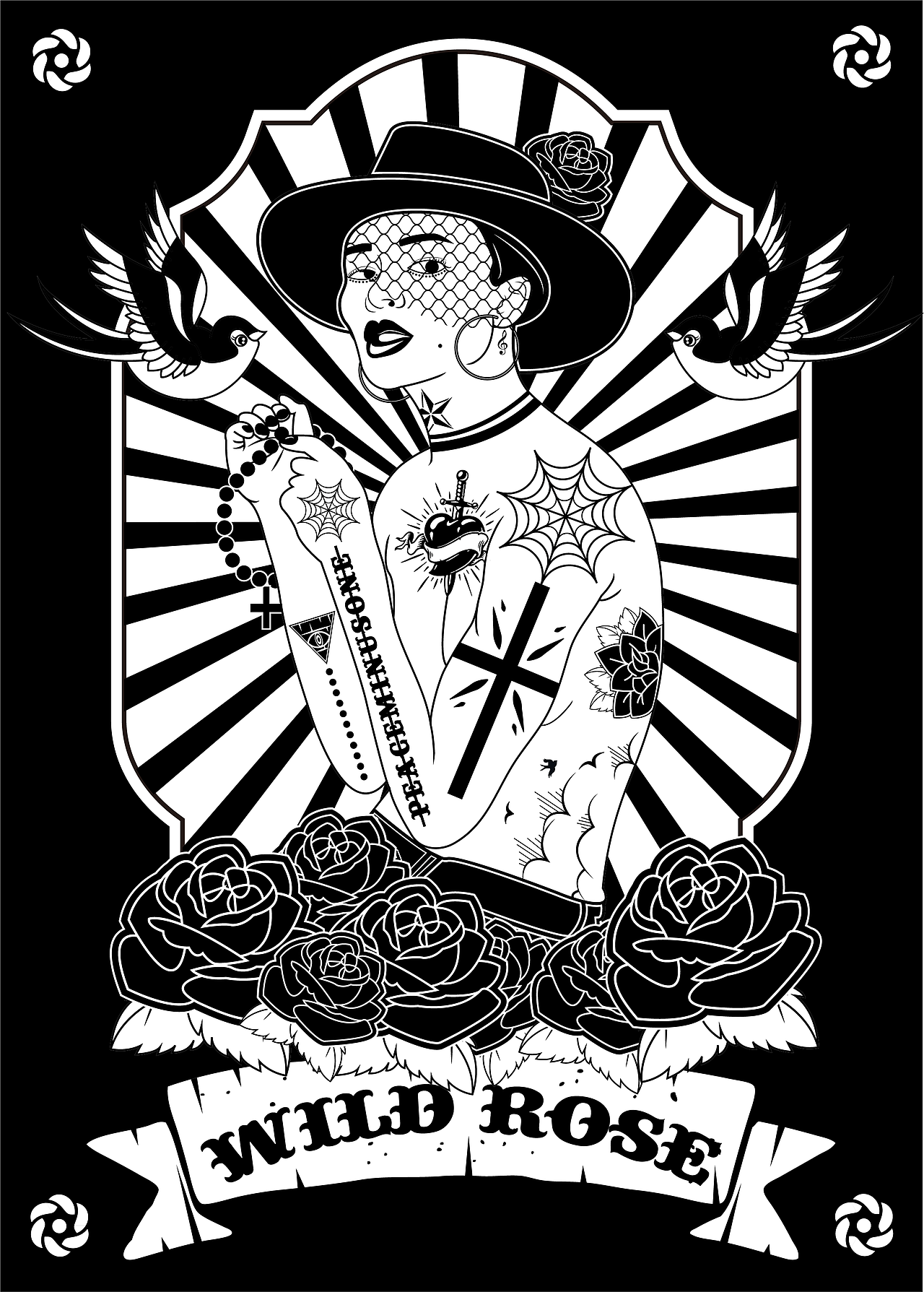 西海岸风格插画