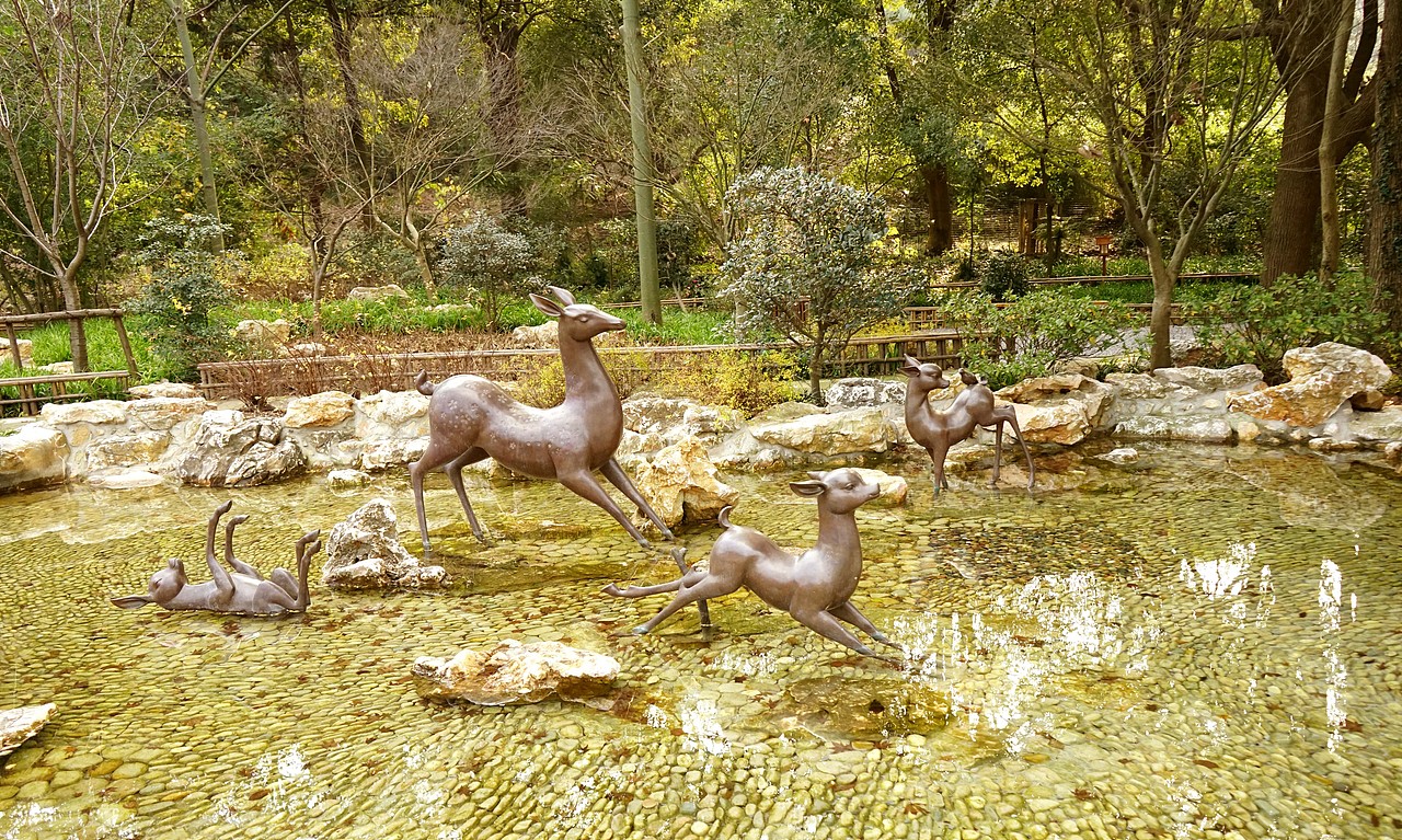 鹿鸣谷（图ZMTUyMTc4MjE2） - 雕塑 - 站酷设计师艺豆壳雨原创素材 - 站酷ZCOOL